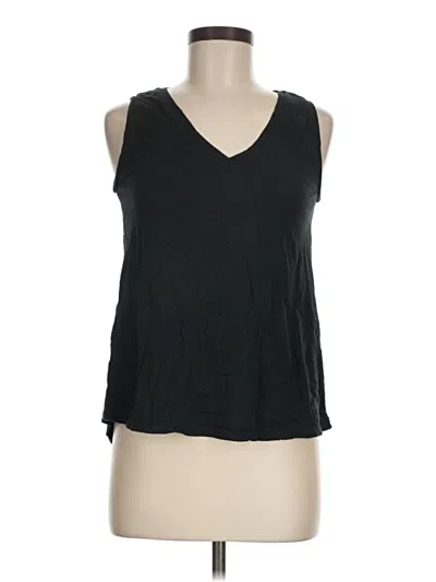 Pre-owned Modcloth Sleeveless T-shirt In Black