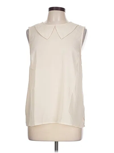Pre-owned Modcloth Sleeveless T-shirt In Ivory