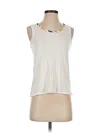 Modcloth Sleeveless T-shirt In White