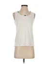 Modcloth Sleeveless T-shirt In White