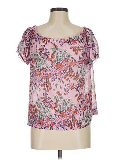 Pre-owned Modcloth Tube Top Pink Strapless Neckline Tops