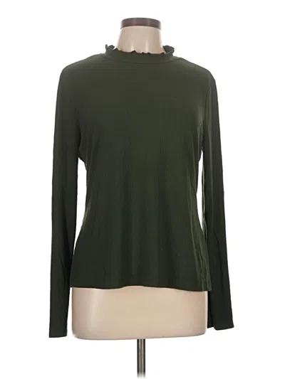 Pre-owned Modcloth Turtleneck Sweater In Green