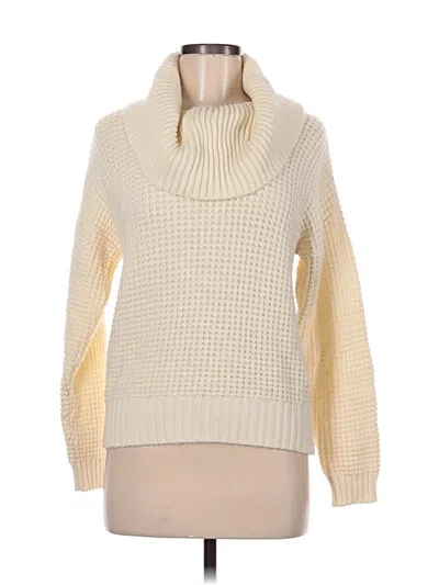 Pre-owned Modcloth Turtleneck Sweater In Ivory