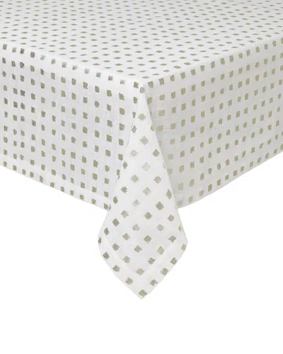 Mode Living Antibes Tablecloth, 90" Round In White