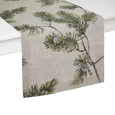 Mode Living Beacon Table Runner, 16 X 108 In Beige