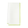 Mode Living Bel Air Linen Napkins, Set Of 4 In Green
