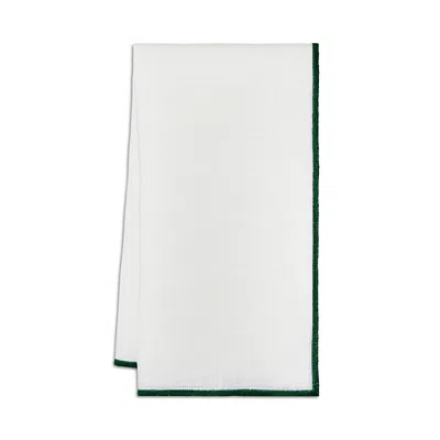 Mode Living Bel Air Linen Napkins, Set Of 4 In Green