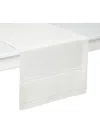 Mode Living Bianca Table Runner, 16" X 108" In White
