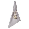 Mode Living Brussels 20" Polyester Napkin In Gray Solid