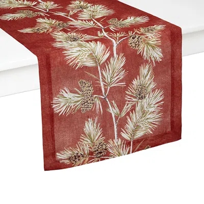 Mode Living Cambridge Table Runner, 16 X 90 In Burnt Orange