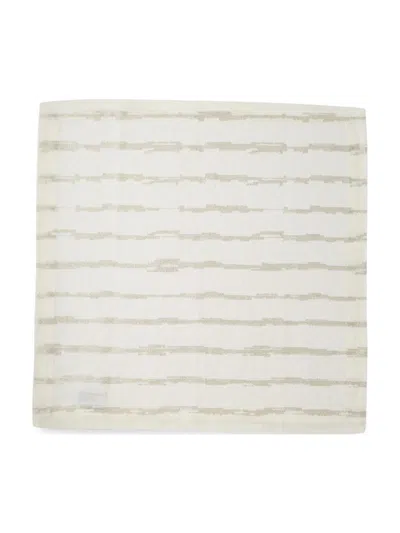 Mode Living Cannes 4-piece Striped Napkin Set In Brown