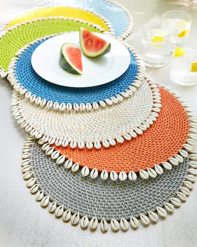 Mode Living Capiz Placemats, Set Of 4 In Transparent