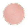Mode Living Capiz Woven Placemats, Set Of 4 In Pink