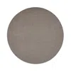 Mode Living Caviar Round Placemats, Set Of 4 In Brown