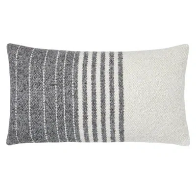 Mode Living Chalet Acrylic Lumbar Rectangular Pillow Cover In Winter White