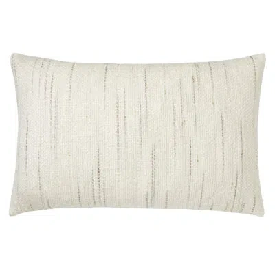 Mode Living Chalet Cotton Blend Lumbar Rectangular Pillow Cover In Cream
