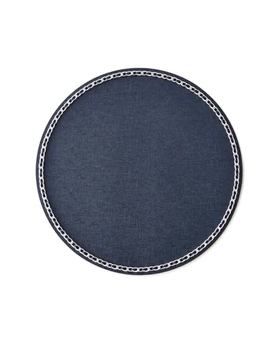 Mode Living Coco Placemats, Set Of 4 In Navy