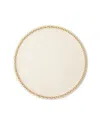 Mode Living Coco Placemats, Set Of 4 In Pearl