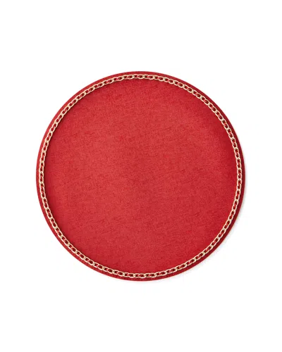 Mode Living Coco Placemats, Set Of 4 In Red