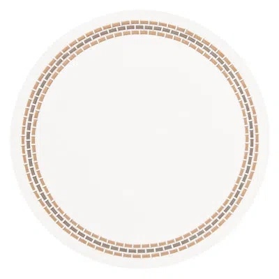 Mode Living June 4 Piece Vinyl Placemat Set In Beige