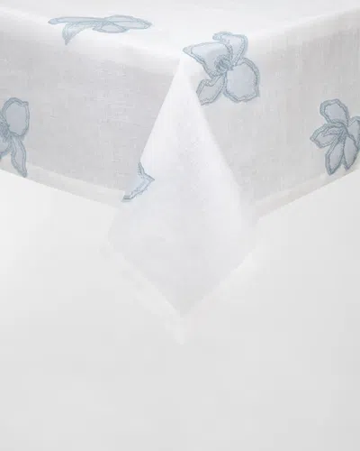 Mode Living Malibu Tablecloth, 70" X 108" In White