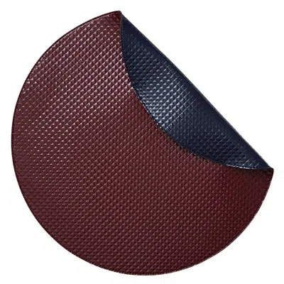 Mode Living Miyake 4 Piece Placemat Set In Navy,red