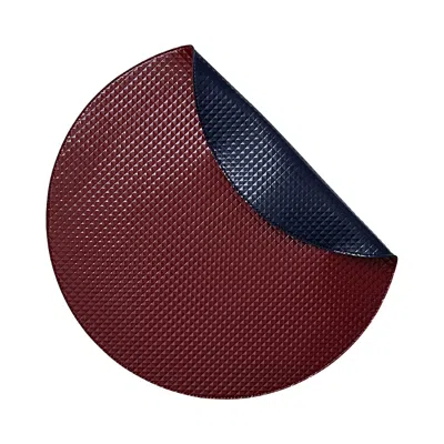 Mode Living Miyake Placemats, Set Of 4 In Navy/red