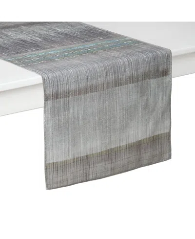 Mode Living Nolita Runner, 16 X 90 In Gray And Teal