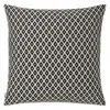 Mode Living Ombre Chequer Throw Pillow, 22 X 22 In Black/white