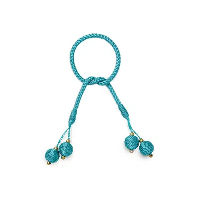 Mode Living Porto Napkin Ring, Set Of 4 In Aqua