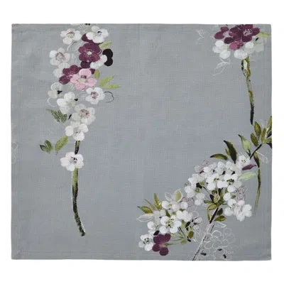 Mode Living Positano Napkins In Gray,purple,green