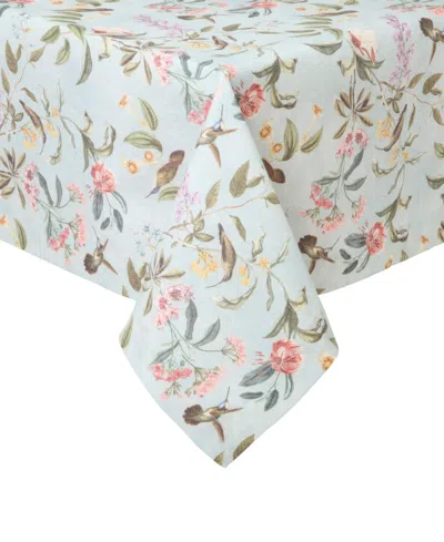Mode Living Ravello Tablecloth, 70"x 128" In Mint Green Multicolor