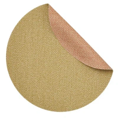 Mode Living Remy Placemats In Salmon,mustard