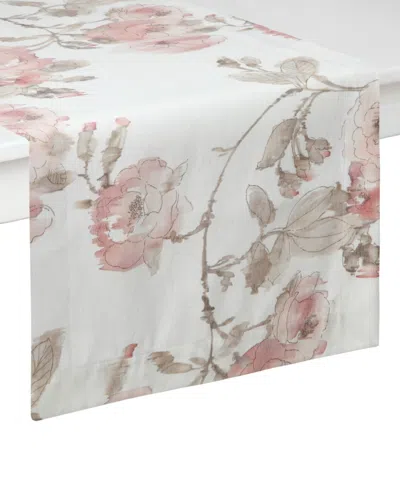 Mode Living Savannah Runner, 16"x 90" In Beige And Blush