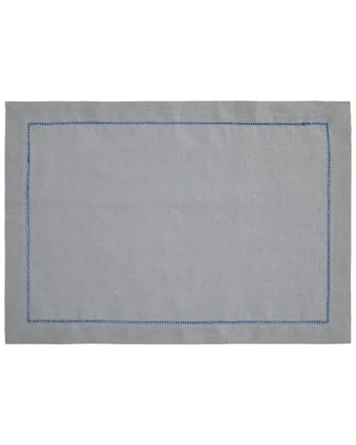 Mode Living Set Of 4 Amsterdam Placemats In Gray