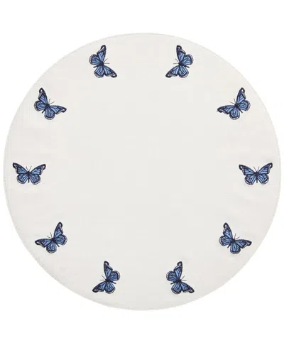 Mode Living Set Of 4 Mayfair Placemats In Blue
