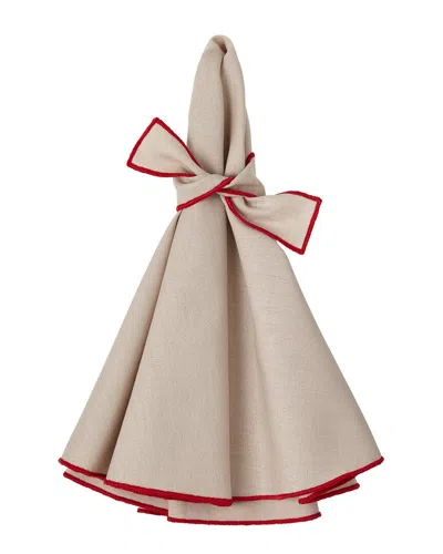 Mode Living Set Of 4 Napa Napkins In Neutral