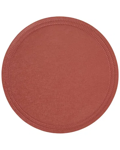 Mode Living Set Of 4 Paloma Placemats In Red