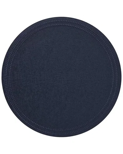 Mode Living Set Of 4 Paloma Placemats In Blue