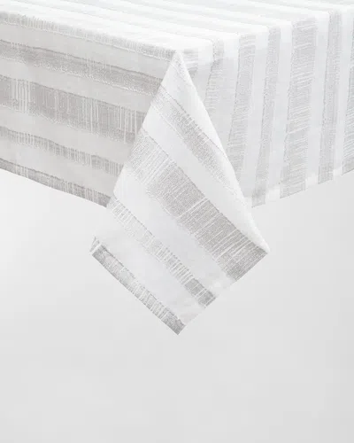 Mode Living Seville Tablecloth, 70" X 90" In White