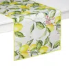 Mode Living Sorrento Table Runner, 16 X 108 In Yellow/white