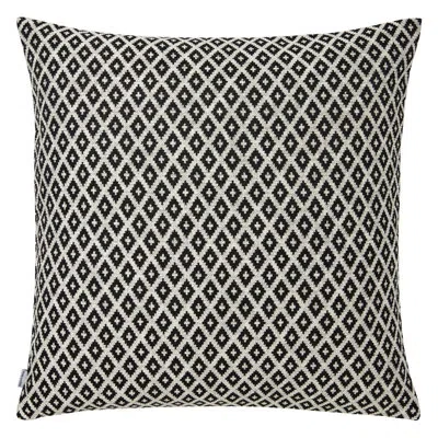 Mode Living Square Pillow Cover In Black