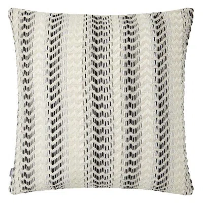 Mode Living Square Pillow Cover In Black