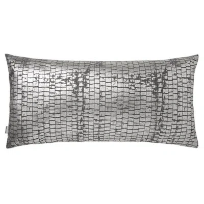 Mode Living Terra Rectangular Pillow Cover In Gray