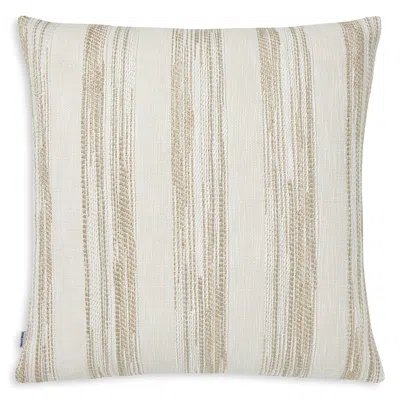 Mode Living Terra Vasta Throw Pillow, 12 X 24 In Striped Beige Metallic