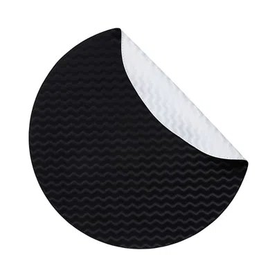 Mode Living Tilde Placemats, Set Of 4 In Black/white