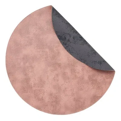 Mode Living Tortosa 4 Piece Placemat Set In Pink,gray