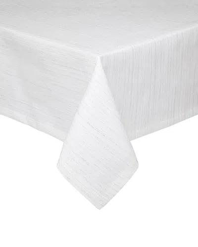 Mode Living Vail Tablecloth, 70" X 128" In White