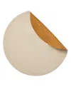 Mode Living Willow Placemat, Set Of 4 In Pearl And Honey