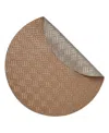 Mode Living Willow Placemat, Set Of 4 In Platinum And Bronze